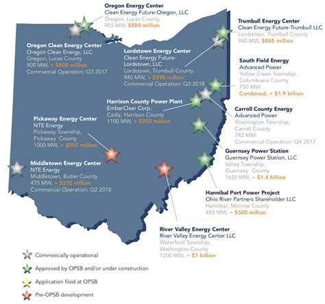 ohio power plants map